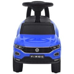 vidaXL Potkuauto Volkswagen T-Roc sininen hinta ja tiedot | Vauvan lelut | hobbyhall.fi