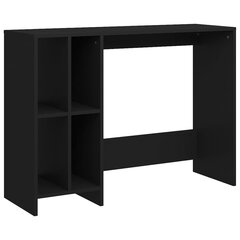 vidaXL Työpöytä musta 102,5x35x75 cm lastulevy hinta ja tiedot | Tietokonepöydät ja työpöydät | hobbyhall.fi