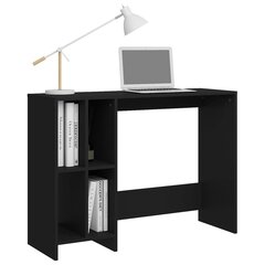 vidaXL Työpöytä musta 102,5x35x75 cm lastulevy hinta ja tiedot | Tietokonepöydät ja työpöydät | hobbyhall.fi