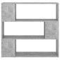 vidaXL Kirjahylly/tilanjakaja betoninharmaa 100x24x94 cm hinta ja tiedot | Hyllyt | hobbyhall.fi