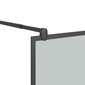 vidaXL Walk-in suihkuseinäke 100x195 cm tumma ESG-lasi musta hinta ja tiedot | Suihkuseinät ja -ovet | hobbyhall.fi