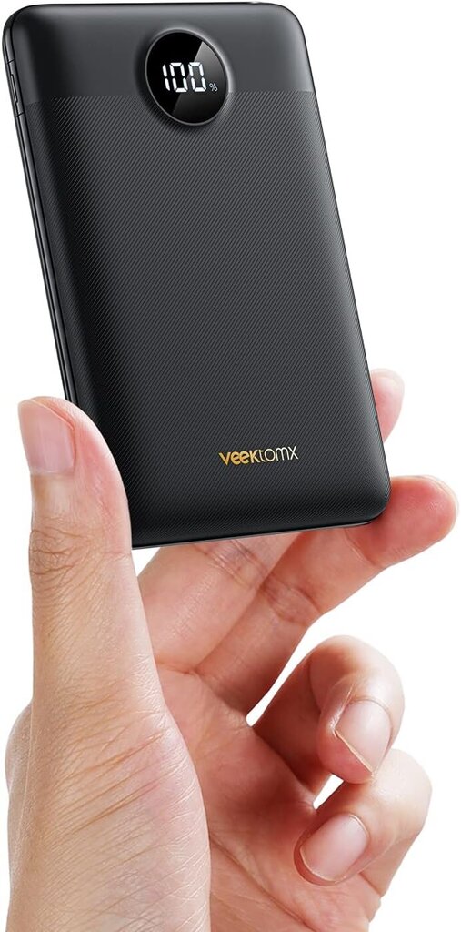 Veektomx Mini Power Bank, 10000mAh hinta ja tiedot | Varavirtalähteet | hobbyhall.fi