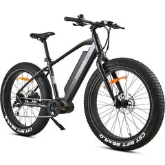 FitNord Rumble 500 Sähköfatbike, musta (720 Wh tehoakku) - Runko 48 cm, renkaat 26" - Ajajan pituus 160-180 cm hinta ja tiedot | Sähköpyörät | hobbyhall.fi