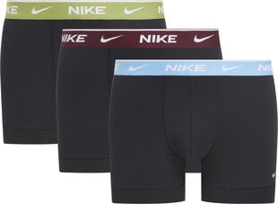 Nike-bokserit miehille, 3 kpl, mustat hinta ja tiedot | Miesten alushousut | hobbyhall.fi