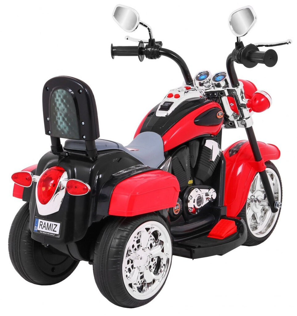 Sähköinen kolmipyörä Chopper NightBike, punainen hinta ja tiedot | Lasten sähköautot | hobbyhall.fi