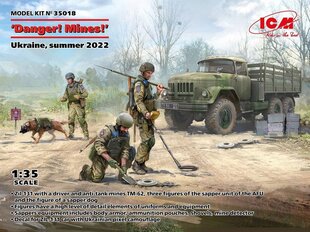 Liimattava malli ICM 35018 Danger Mines Ukraine Summer 2022 1/35 hinta ja tiedot | Koottavat pienoismallit | hobbyhall.fi