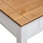 vidaXL Sohvapöytä valkoinen 100x60x45 cm täysi mänty Panama-sarja hinta ja tiedot | Sohvapöydät | hobbyhall.fi