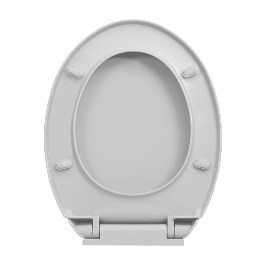 vidaXL WC-istuin pehmeästi sulkeutuva pikakiinnityksellä soikea hinta ja tiedot | WC-istuimen lisätarvikkeet | hobbyhall.fi