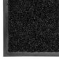 vidaXL Ovimatto musta 90x120 cm hinta ja tiedot | Ovimatot | hobbyhall.fi