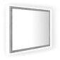 vidaXL LED-kylpyhuonepeili betoninharmaa 60x8,5x37 cm akryyli hinta ja tiedot | Kylpyhuonepeilit | hobbyhall.fi