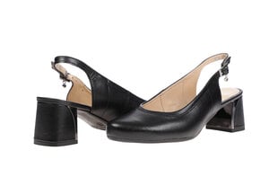 Naisten kengät Pulso 78025, mustat hinta ja tiedot | Naisten avokkaat ja sandaalit | hobbyhall.fi