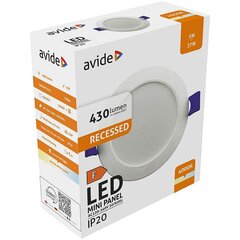 Avide LED kattovalaisin 5W 4000K, pyöreä hinta ja tiedot | Upotettavat valaisimet ja LED-valaisimet | hobbyhall.fi