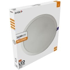 Avide LED upotettava valaisin 24W 4000K, pyöreä hinta ja tiedot | Upotettavat valaisimet ja LED-valaisimet | hobbyhall.fi