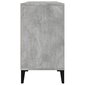 vidaXL Pesuallaskaappi betoninharmaa 80x33x60 cm hinta ja tiedot | Kylpyhuonekaapit | hobbyhall.fi