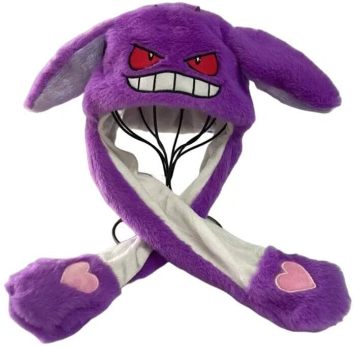 Hat Bunny Ears Gengar hinta ja tiedot | Tyttöjen hatut, huivit ja käsineet | hobbyhall.fi