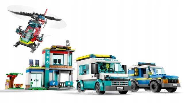 60371 LEGO® City Hälytysajoneuvojen päämaja hinta ja tiedot | LEGOT ja rakennuslelut | hobbyhall.fi