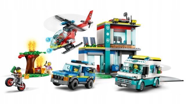60371 LEGO® City Hälytysajoneuvojen päämaja hinta ja tiedot | LEGOT ja rakennuslelut | hobbyhall.fi