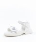 CLIBEE lasten sandaalit 441104 01, valkoinen/hopea 441104*01-027 hinta ja tiedot | Lasten sandaalit | hobbyhall.fi