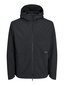 Miesten Jack & Jones -takki 12252920*01, musta 5715509186135 hinta ja tiedot | Miesten ulkoilutakit | hobbyhall.fi