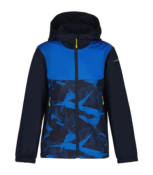 Icepeak lasten softshell-takki Kingwood 51895-5*390, laivastonsininen/sininen 6438568103811