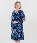 Hansmark naisten mekko Odli-L 68259*01, musta/sininen 4741653106379 hinta ja tiedot | Mekot | hobbyhall.fi