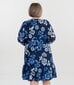 Hansmark naisten mekko Odli-L 68259*01, musta/sininen 4741653106379 hinta ja tiedot | Mekot | hobbyhall.fi