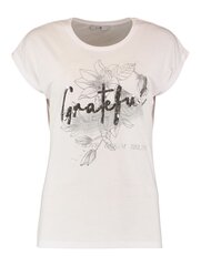 Hailys naisten t-paita TALA TS*01, valkoinen/hopea 4067218740704 hinta ja tiedot | Naisten T-paidat | hobbyhall.fi