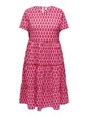 Only Carmakoma naisten mekko 15312232*02, pinkki/punainen 5715512817385 hinta ja tiedot | Mekot | hobbyhall.fi