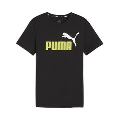 Puma lasten T-paita 586985*31, musta/ kirkkaanvihreä 4099685601561 hinta ja tiedot | Poikien paidat | hobbyhall.fi
