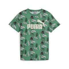 Puma lasten T-paita 679239*86, vihreä/musta 4099685473748 hinta ja tiedot | Poikien paidat | hobbyhall.fi