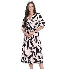 Abito Moda naisten mekko 232639, beige/musta 232639*01-44/46 hinta ja tiedot | Abito Moda Naisille | hobbyhall.fi