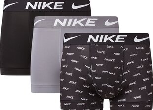 Nike miesten bokserit Dri-Fit Essential Micro Trunk, 3 kpl, eri värejä hinta ja tiedot | Nike Miesten alusvaatteet | hobbyhall.fi