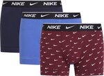 Nike-bokserit miehille, 3 kpl, eri värejä