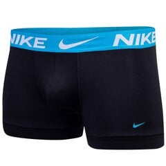 Nike-bokserit miehille, 3 kpl, mustat hinta ja tiedot | Miesten alushousut | hobbyhall.fi