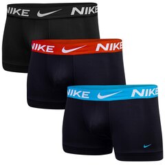 Nike-bokserit miehille, 3 kpl, mustat hinta ja tiedot | Nike Miesten alusvaatteet | hobbyhall.fi