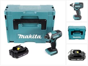 Makita DTD 152 ZJ 18V Li-Ion akkuiskuväännin Makpac hinta ja tiedot | Akkuporakoneet ja ruuvinvääntimet | hobbyhall.fi