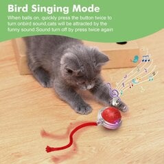 Interaktiivinen älykäs lelu kissoille pallo Smart Cat Ball Red hinta ja tiedot | Kissan lelut | hobbyhall.fi