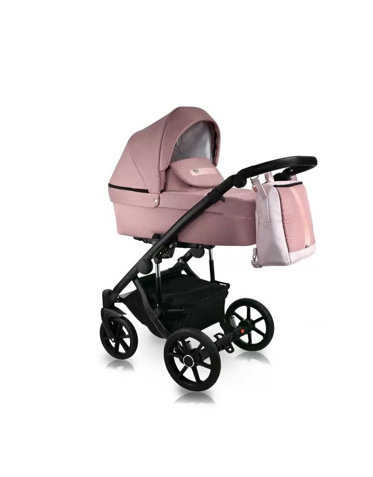 Bexa 2in1 Line Pastel 2.0 yhdistelmävaunut, L11 pink hinta ja tiedot | Vaunut ja rattaat | hobbyhall.fi