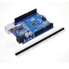 UNO R3 CH340 Atmel ATMega328 16MHz - Yhteensopiva Arduino UNO:n kanssa hinta ja tiedot | Mikrokontrollerit | hobbyhall.fi