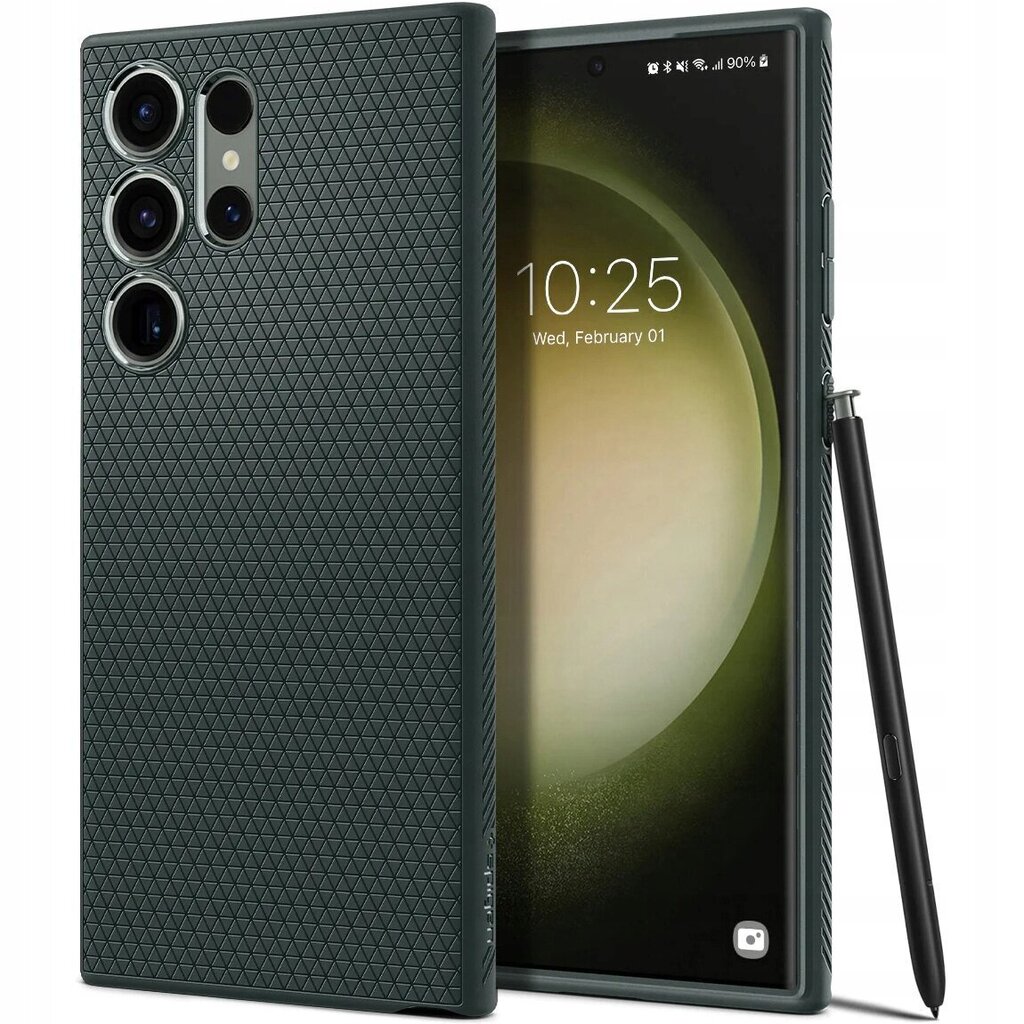 Suojakotelo Spigen Samsung Galaxy S23 Ultra, vihreä hinta ja tiedot | Puhelimen kuoret ja kotelot | hobbyhall.fi