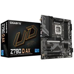 Gigabyte Z790 D AX hinta ja tiedot | Emolevyt | hobbyhall.fi