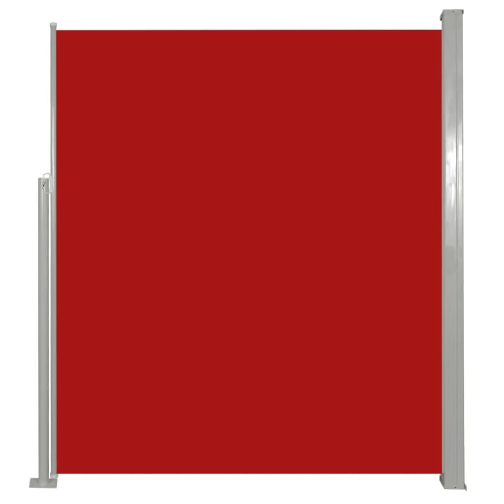 vidaXL Sivumarkiisi terassille 160 x 300 cm punainen hinta ja tiedot | Aurinkovarjot ja markiisit | hobbyhall.fi