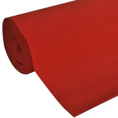 Punainen Matto 1 x 20 m hinta ja tiedot | Isot matot | hobbyhall.fi