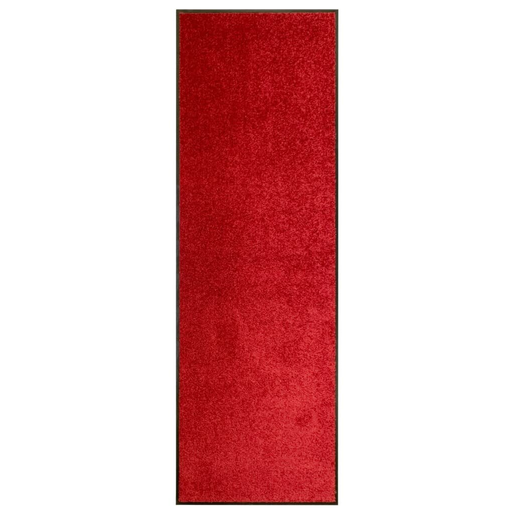 vidaXL Ovimatto pestävä punainen 60x180 cm hinta ja tiedot | Ovimatot | hobbyhall.fi