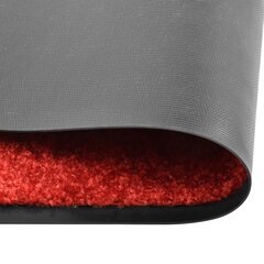 vidaXL Ovimatto pestävä punainen 90x150 cm hinta ja tiedot | Ovimatot | hobbyhall.fi