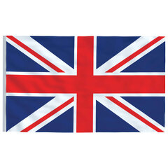 vidaXL Yhdistyneen kuningaskunnan lippu 90x150 cm hinta ja tiedot | Liput | hobbyhall.fi
