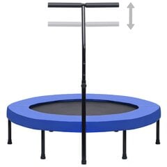 vidaXL Fitness trampoliini kahvalla ja turvatyynyllä 122 cm hinta ja tiedot | Fitness-trampoliinit | hobbyhall.fi