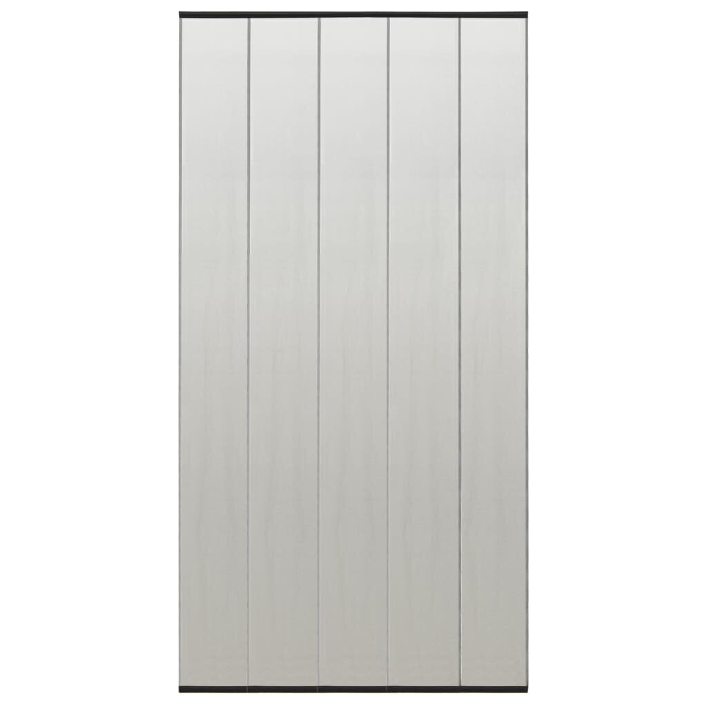 vidaXL Hyönteisverkko oveen 5-osaa musta 120x240 cm hinta ja tiedot | Hyttysverkot | hobbyhall.fi