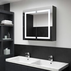 vidaXL LED kylpyhuoneen peilikaappi 80x12,2x68 cm hinta ja tiedot | Ei ole määritelty Kylpyhuoneen kalusteet | hobbyhall.fi