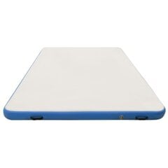 vidaXL Täytettävä kelluva lautta sinivalkoinen 300x150x15 cm hinta ja tiedot | Ilmapatjat | hobbyhall.fi
